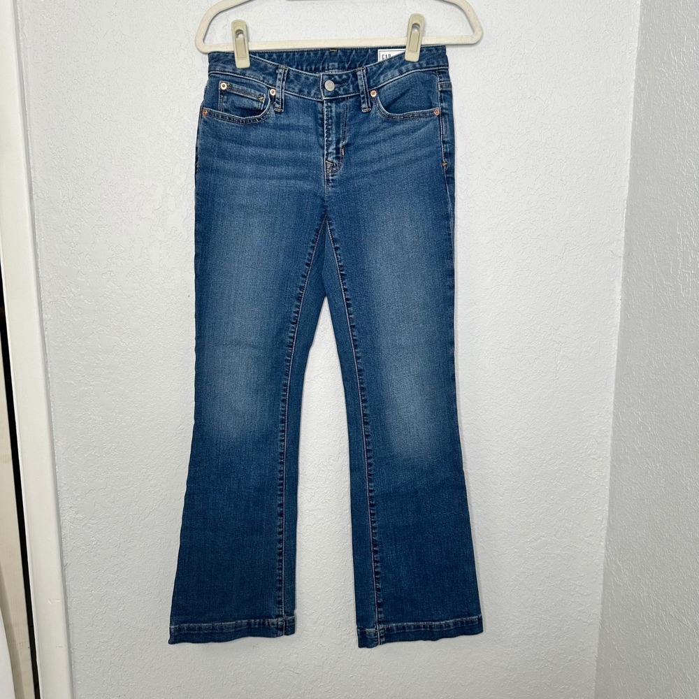 GAP Women's Jeans Size 27 Medium Indigo Wash Bootcut‎ Denim